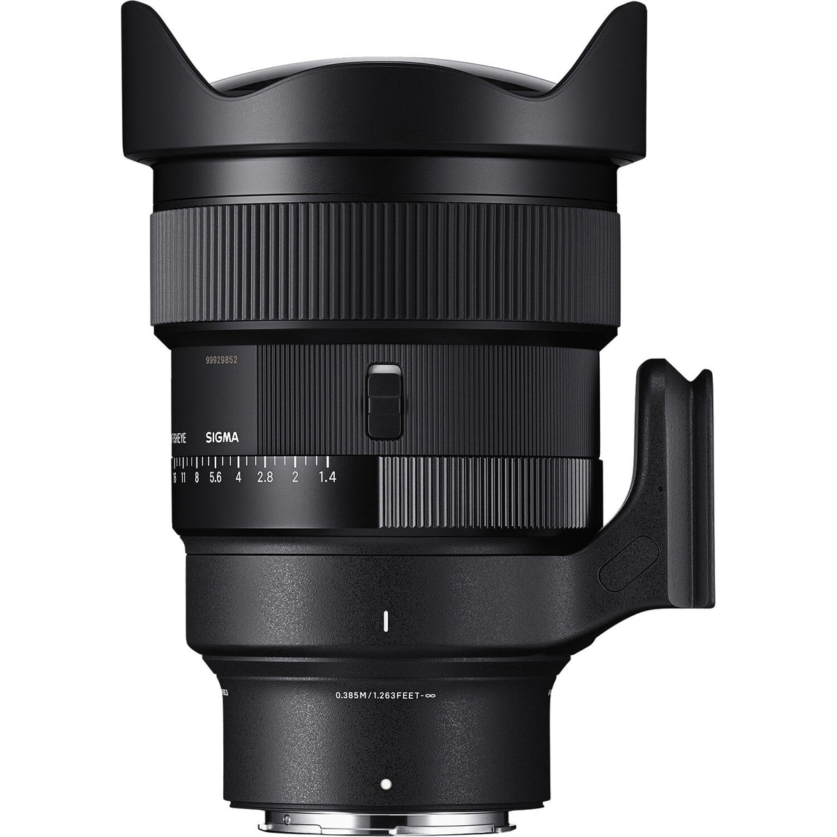 Lente Sigma 15mm f/1.4 Fisheye DG DN Art - detalle
