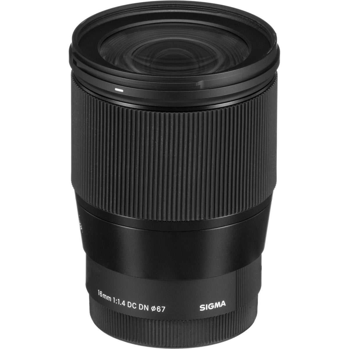 Lente Sigma 16mm f/1.4 DC DN Contemporary - vista lateral
