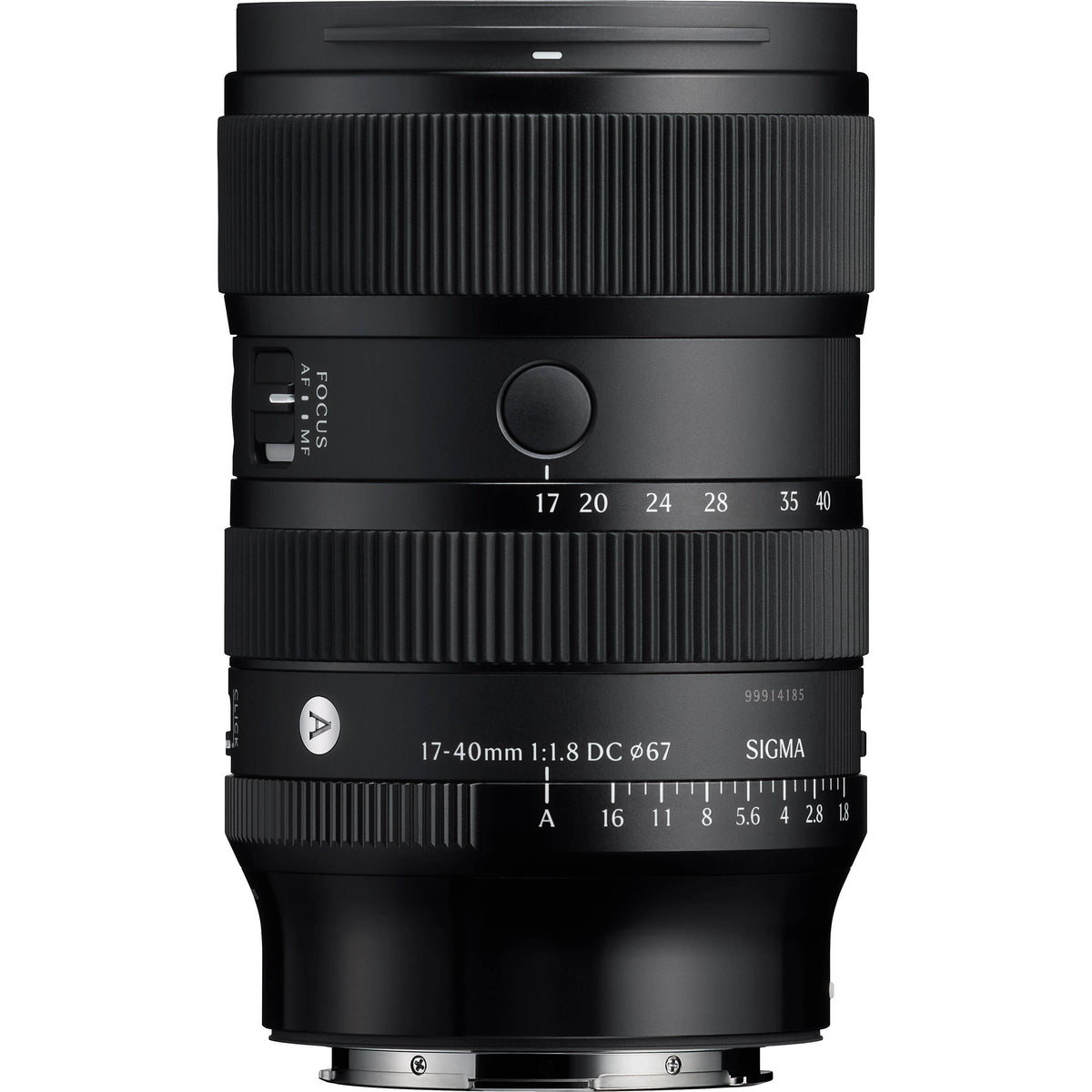 Lente Sigma 17-40mm f/1.8 DC Art - detalle