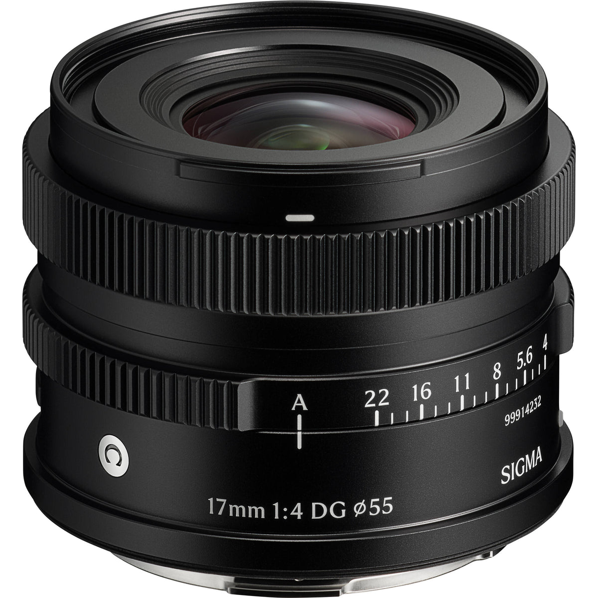 Lente Sigma 17mm f/4 DG Contemporary - vista frontal