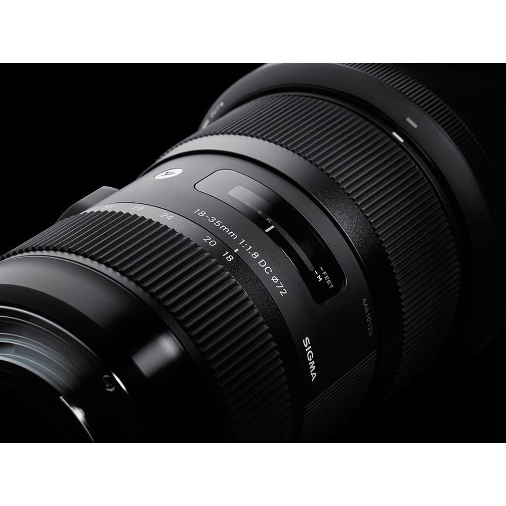 Lente Sigma 18-35mm f/1.8 DC HSM Art - detalle
