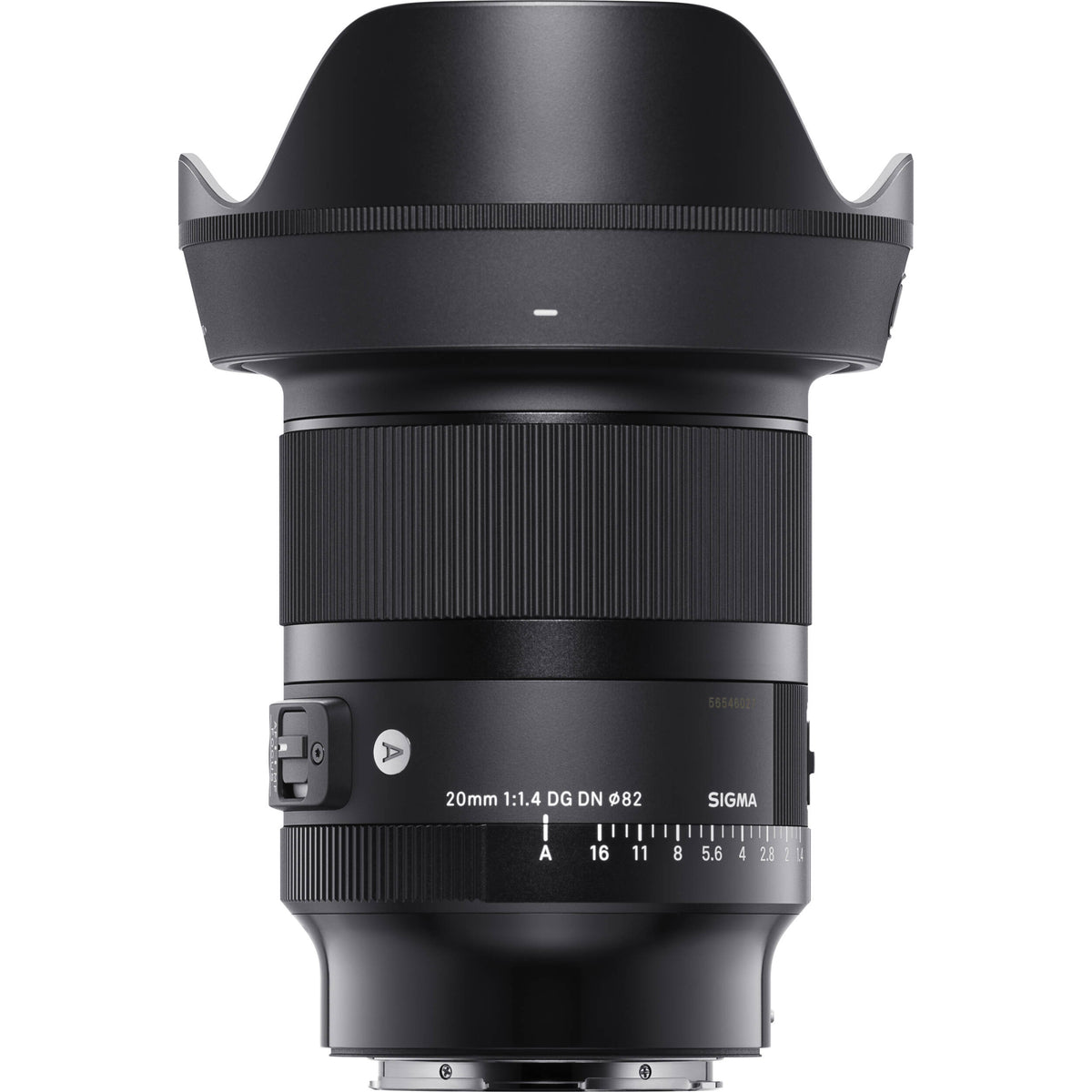 Lente Sigma 20mm f/1.4 DG DN Art - vista principal