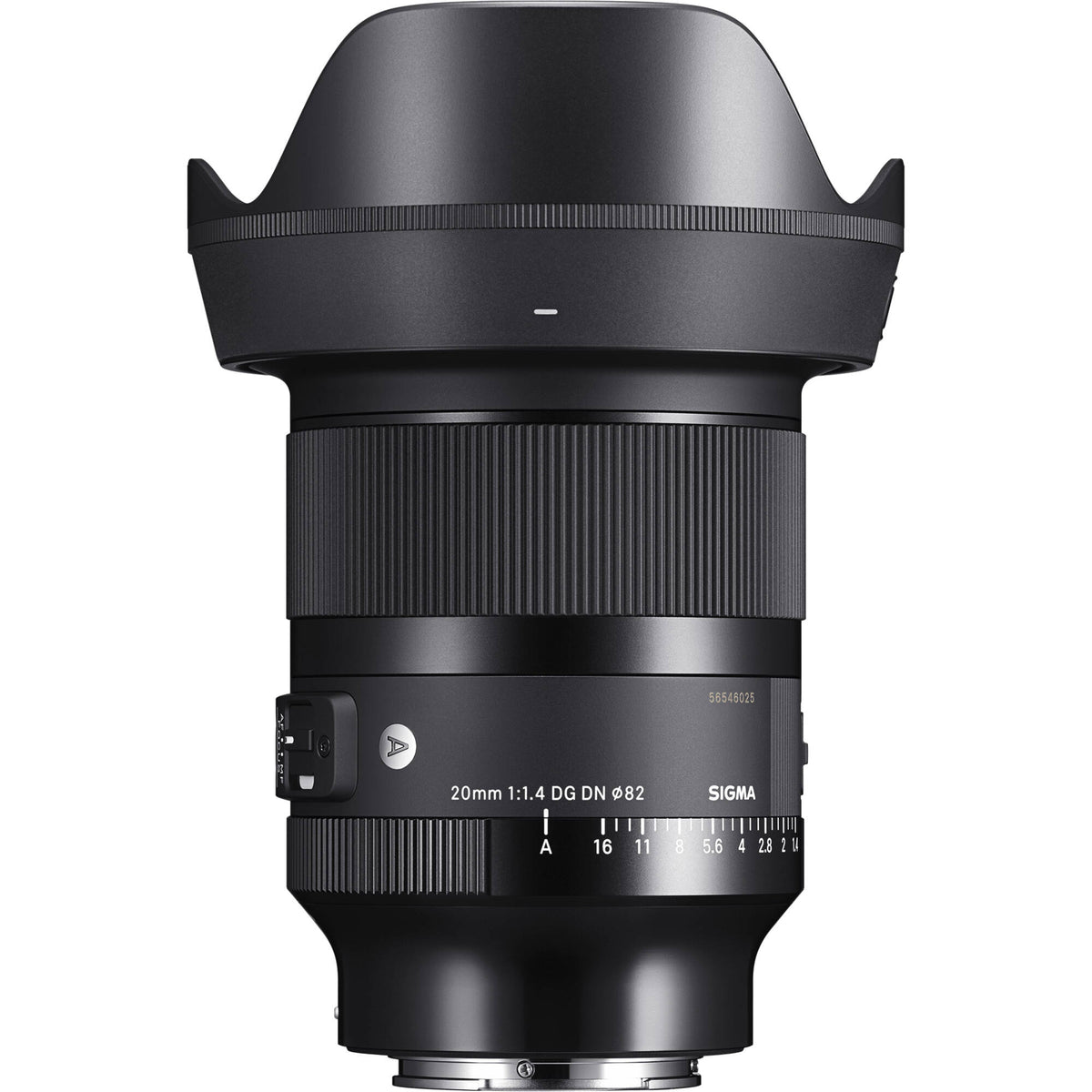 Lente Sigma 20mm f/1.4 DG DN Art - vista principal