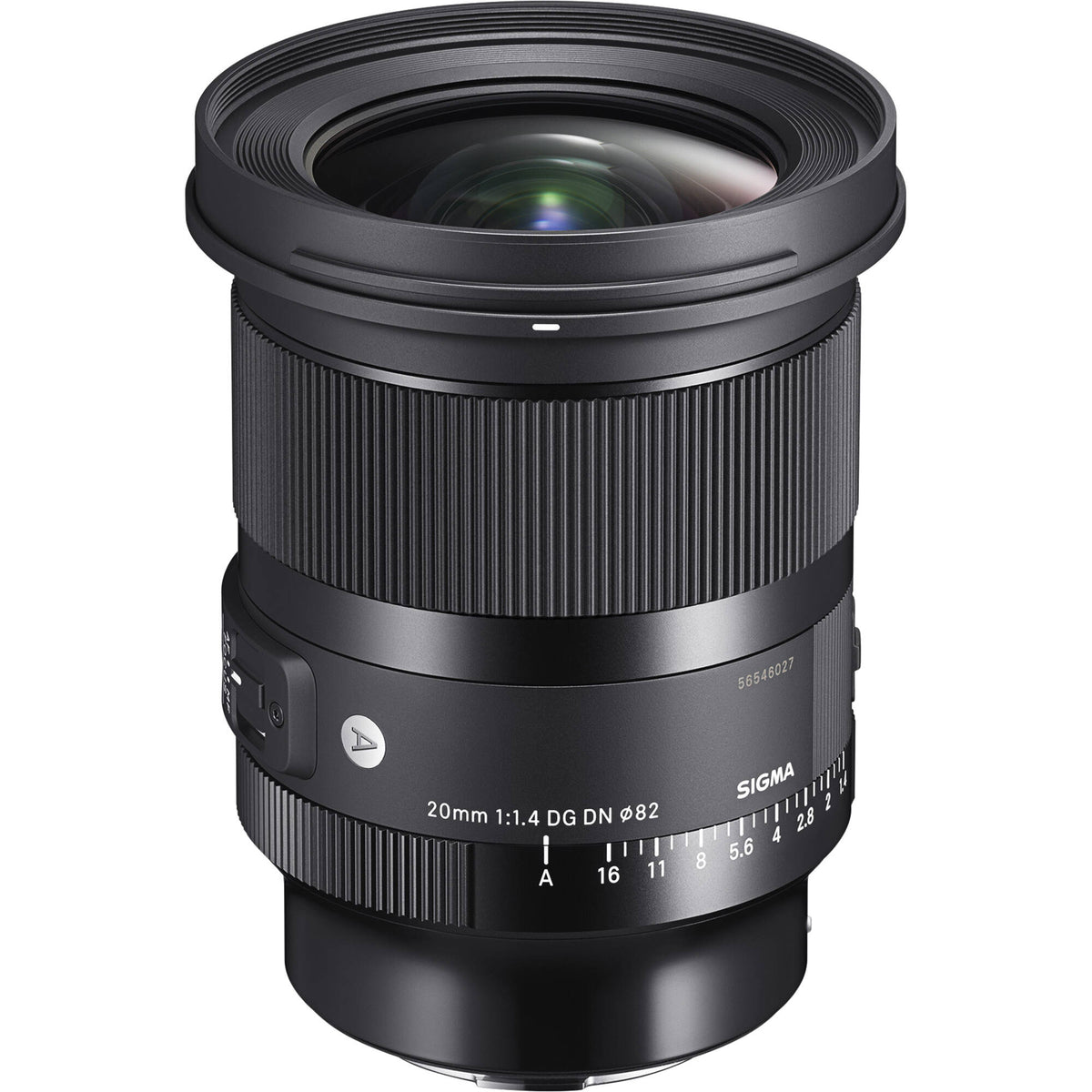 Lente Sigma 20mm f/1.4 DG DN Art - vista trasera