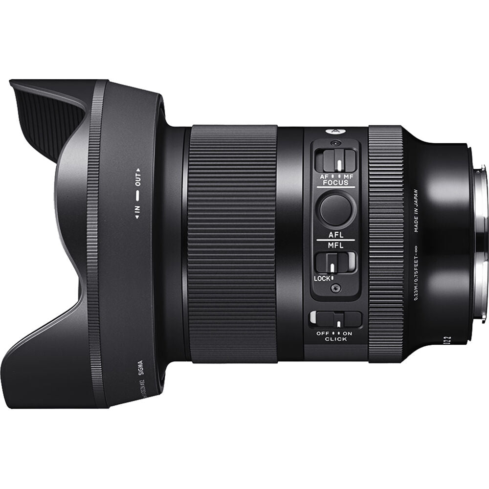 Lente Sigma 20mm f/1.4 DG DN Art - detalle