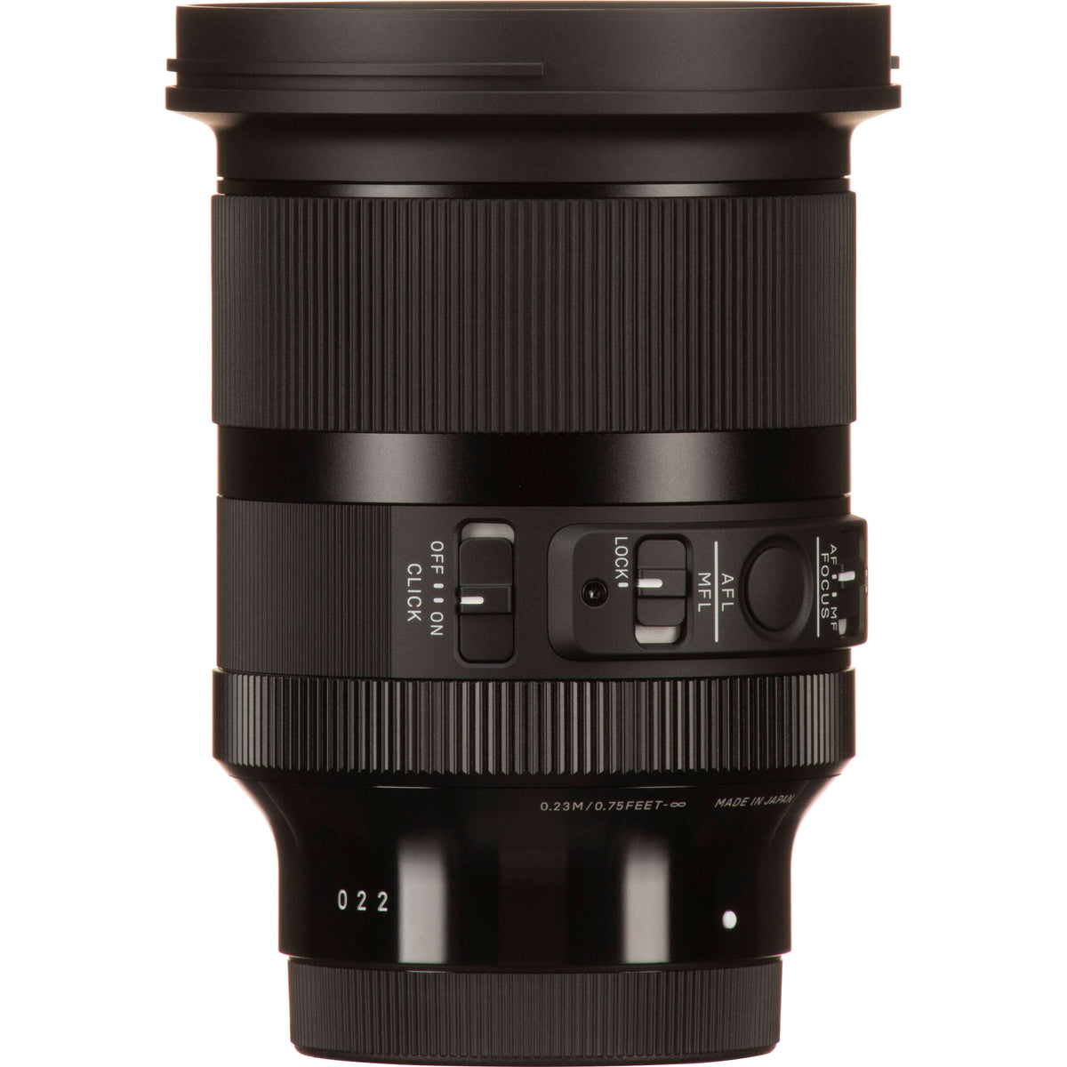 Lente Sigma 20mm f/1.4 DG DN Art - detalle
