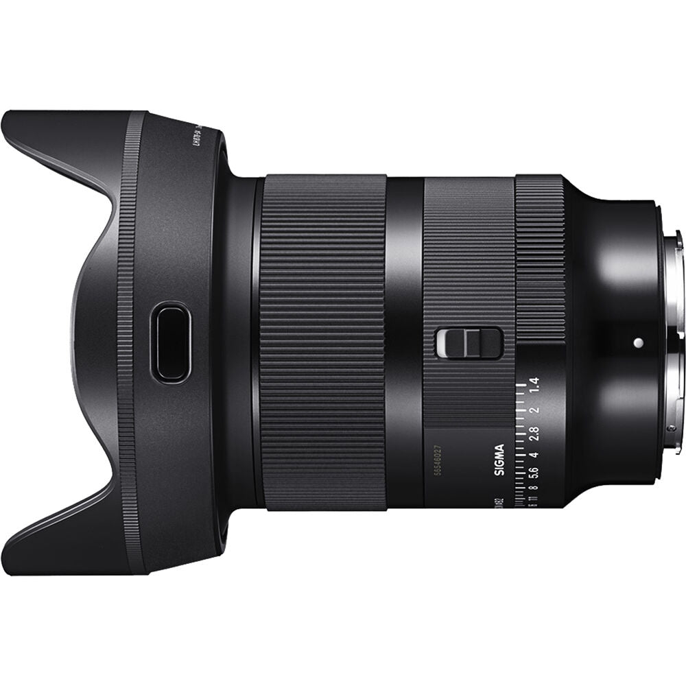 Lente Sigma 20mm f/1.4 DG DN Art - contenido de la caja