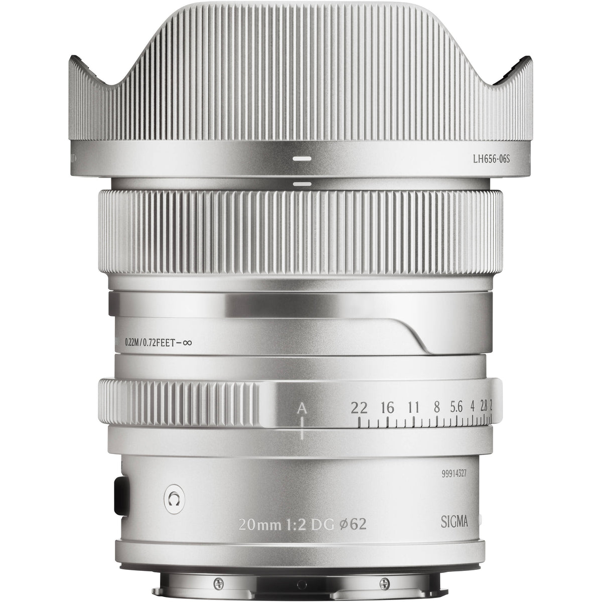 Lente Sigma 20mm f/2 DG Contemporary - vista principal