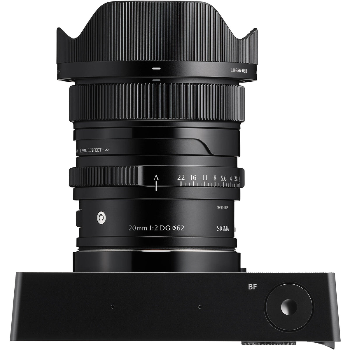 Lente Sigma 20mm f/2 DG Contemporary - detalle