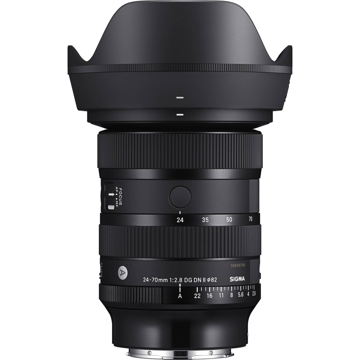 Lente Sigma 24-70mm f/2.8 DG DN II Art - vista frontal