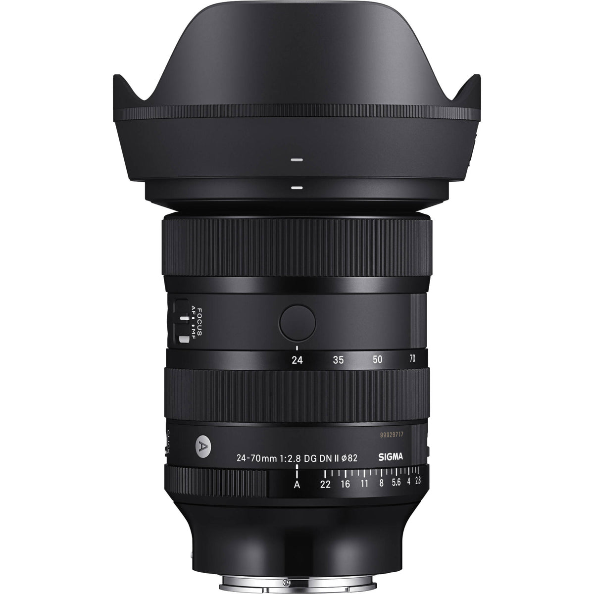 Lente Sigma 24-70mm f/2.8 DG DN II Art - vista frontal