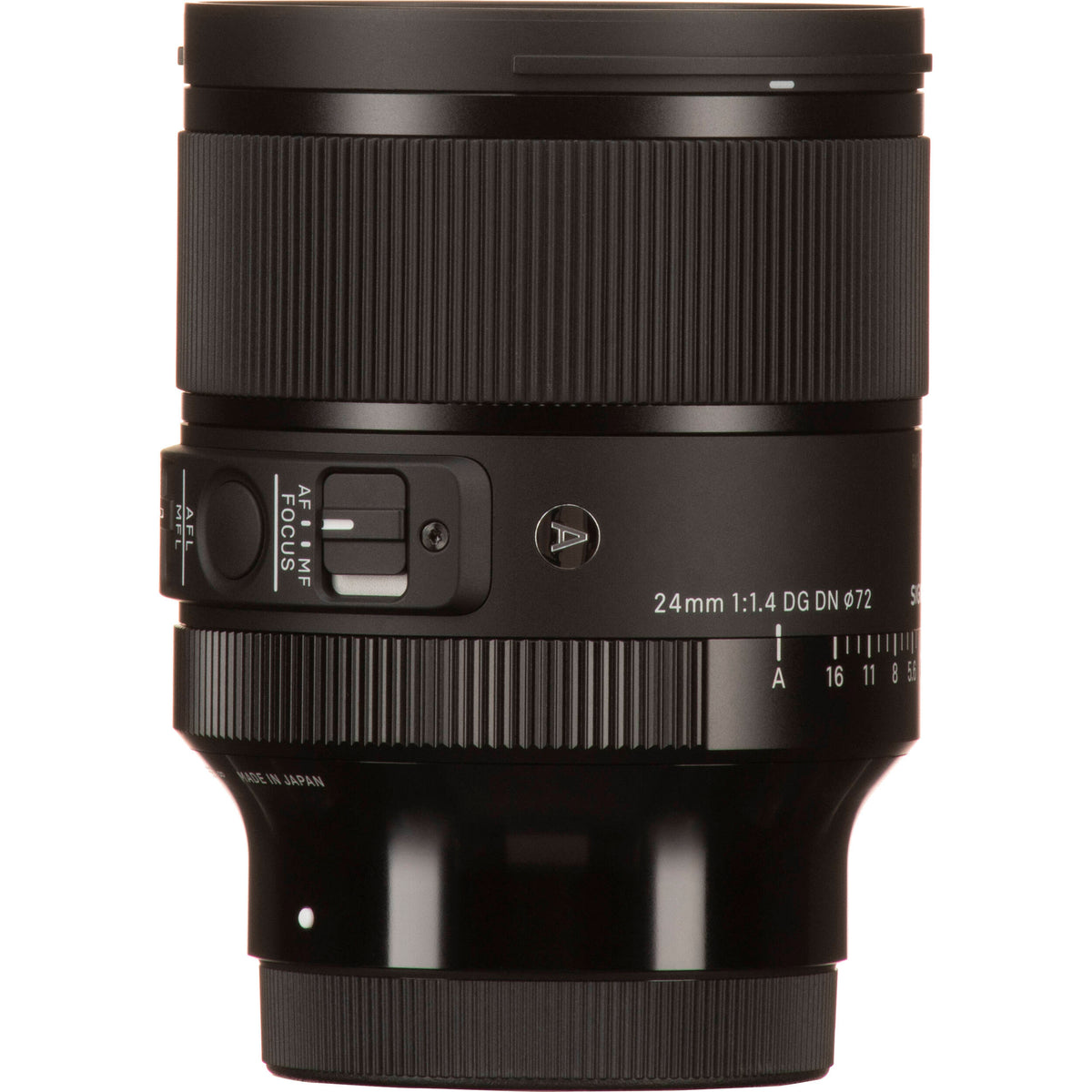 Lente Sigma 24mm f/1.4 DG DN Art - vista trasera