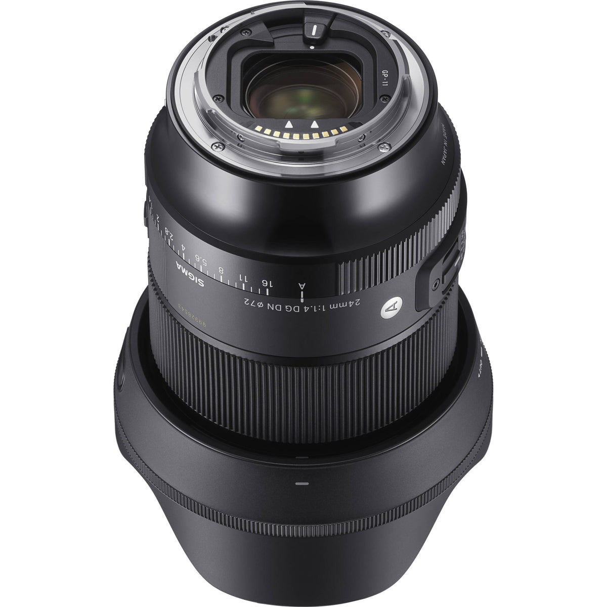 Lente Sigma 24mm f/1.4 DG DN Art - vista lateral
