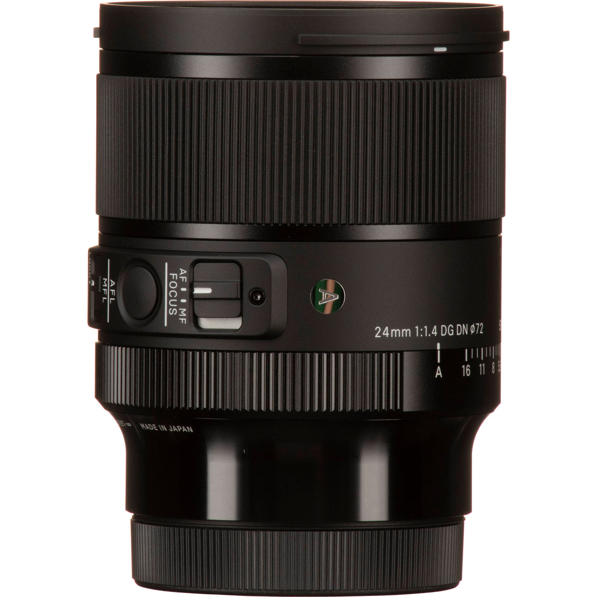 Lente Sigma 24mm f/1.4 DG DN Art - puertos y conexiones