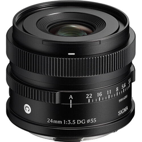 Lente Sigma 24mm f/3.5 DG Contemporary (Negro) - vista trasera