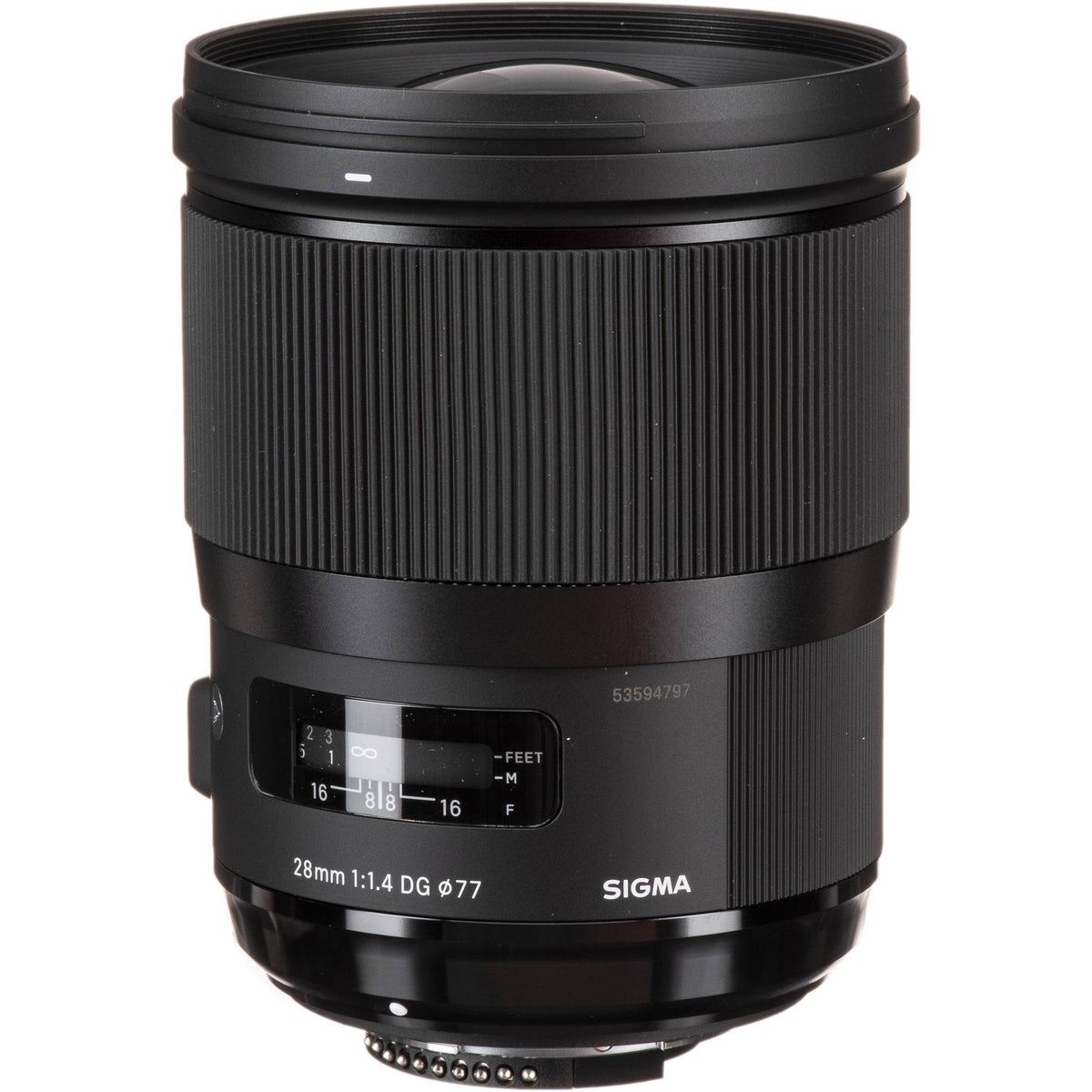 Lente Sigma 28mm f/1.4 DG HSM Art - vista principal