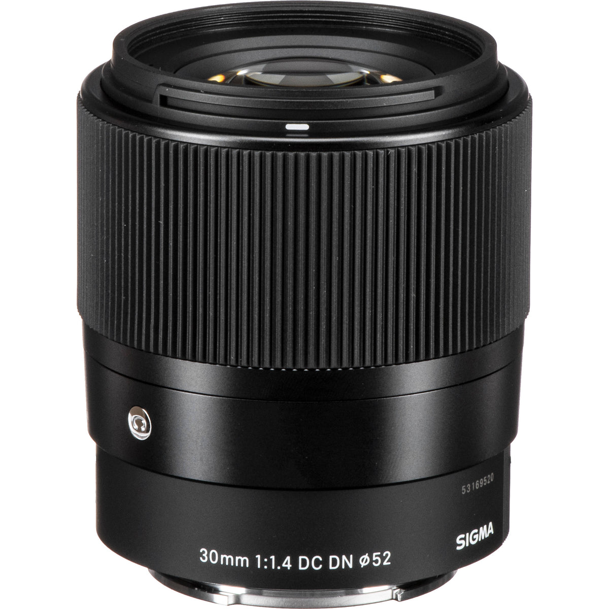 Lente Sigma 30mm f/1.4 DC DN Contemporary - vista frontal