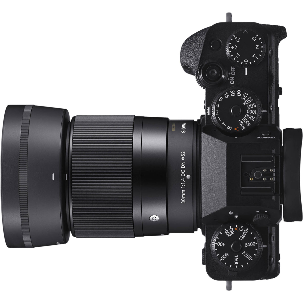 Lente Sigma 30mm f/1.4 DC DN Contemporary - vista frontal