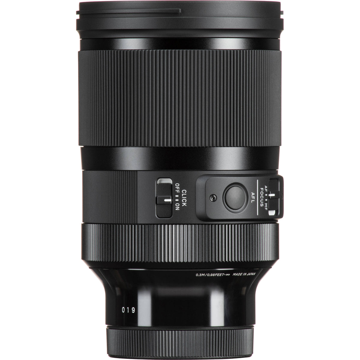 Lente Sigma 35mm f/1.2 DG DN Art - vista lateral