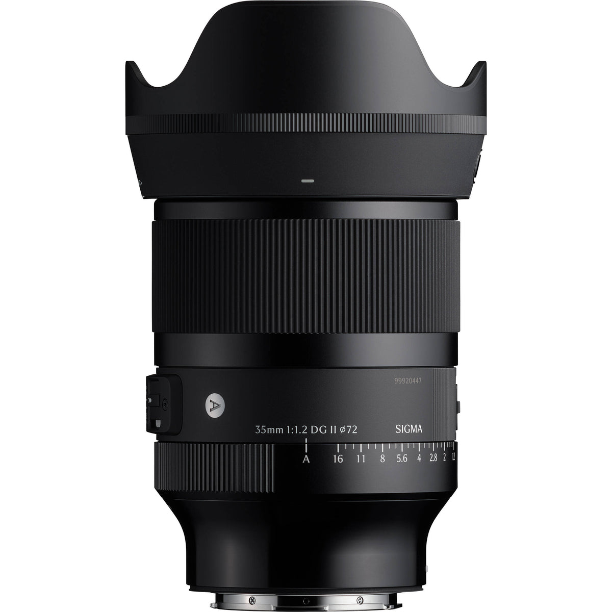 Lente Sigma 35mm f/1.2 DG II Art - vista frontal
