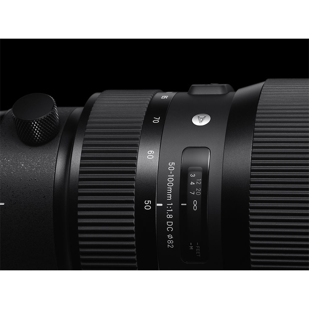 Lente Sigma 50-100mm f/1.8 DC HSM Art - detalle