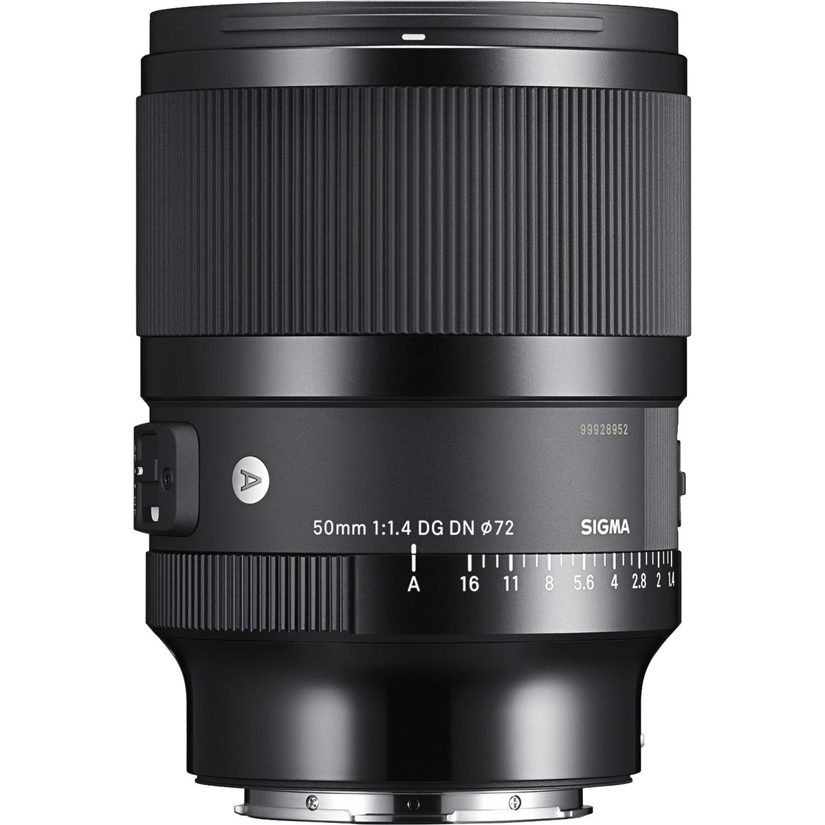 Lente Sigma 50mm f/1.4 DG DN Art - vista trasera
