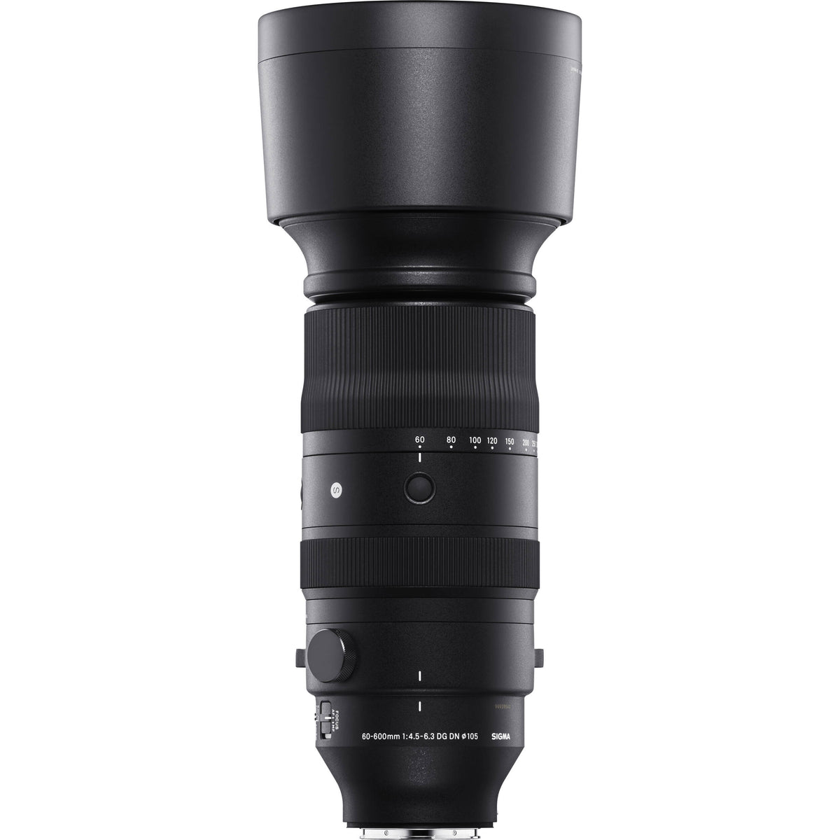 Lente Sigma 60-600mm f/4.5-6.3 DG DN OS Sports - vista lateral