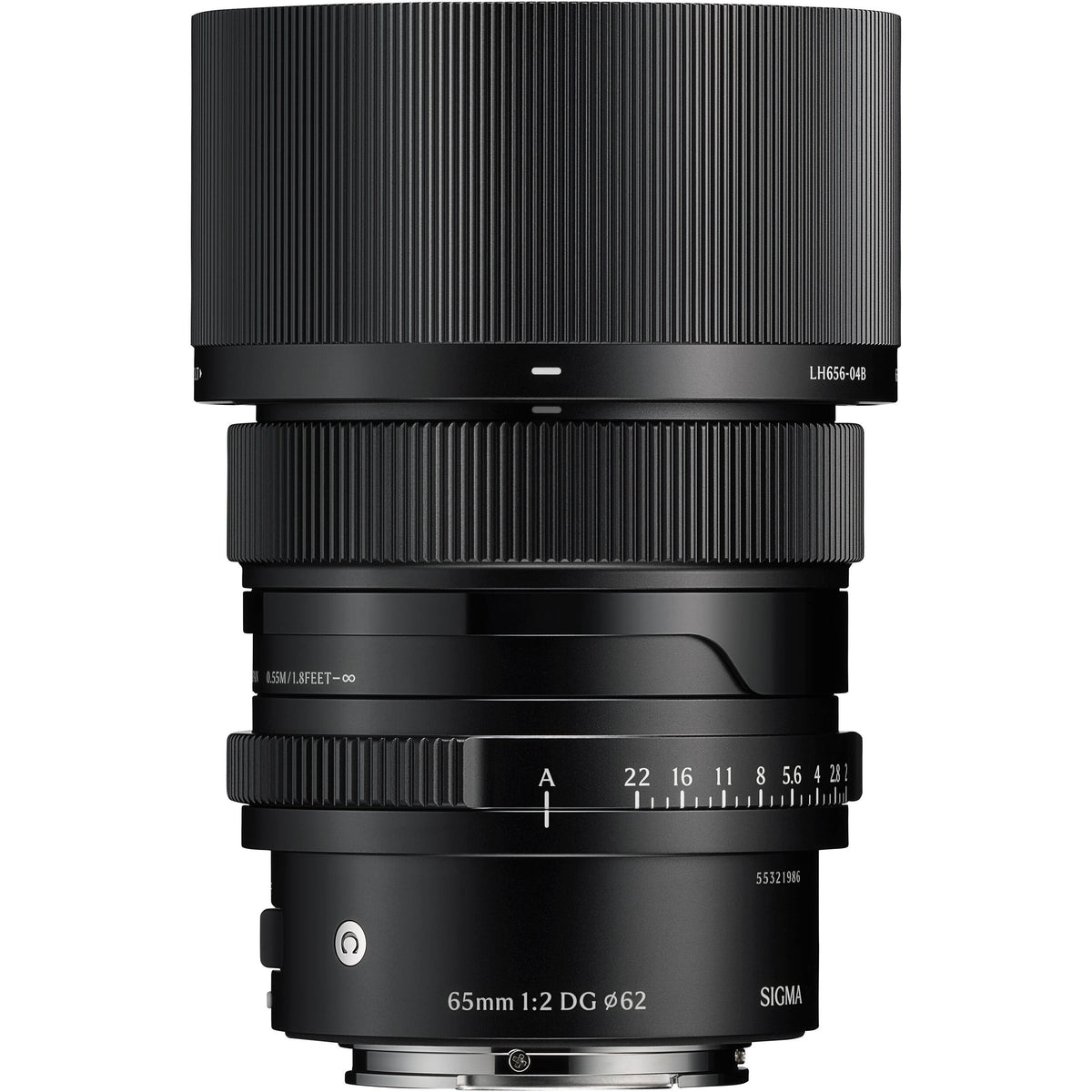 Lente Sigma 65mm f/2 DG Contemporary (Negro) - vista principal