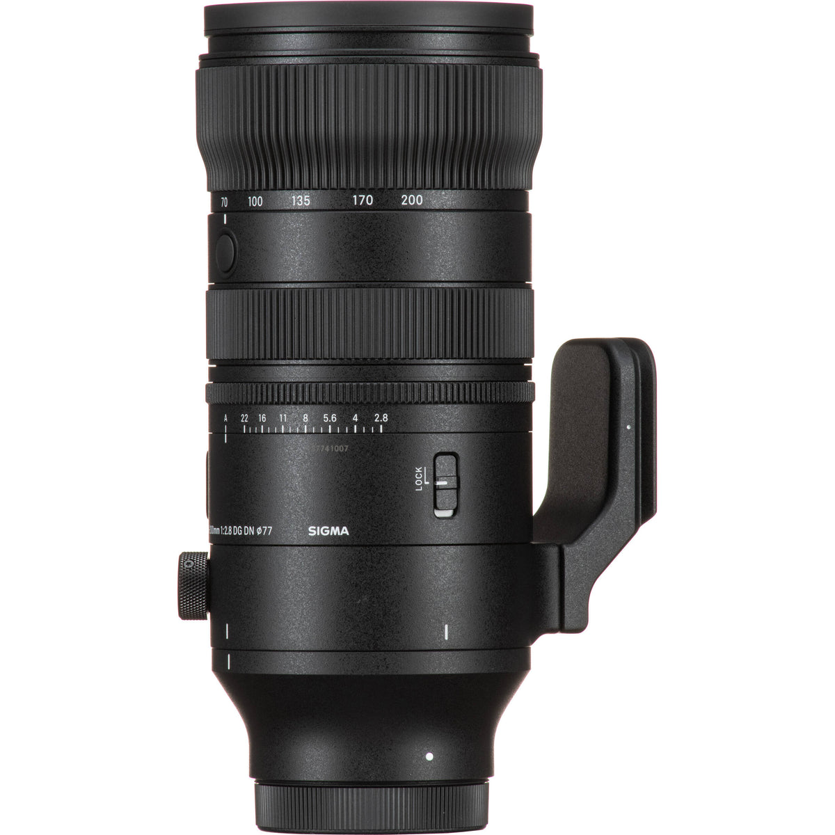 Lente Sigma 70-200mm f/2.8 DG DN OS Sports - vista frontal