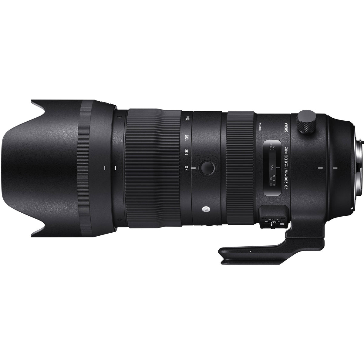 Lente Sigma 70-200mm f/2.8 DG OS HSM Sports - vista frontal