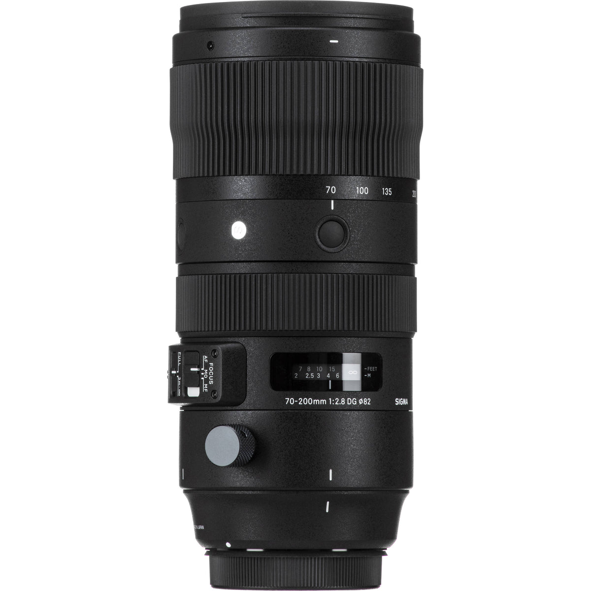 Lente Sigma 70-200mm f/2.8 DG OS HSM Sports - vista lateral