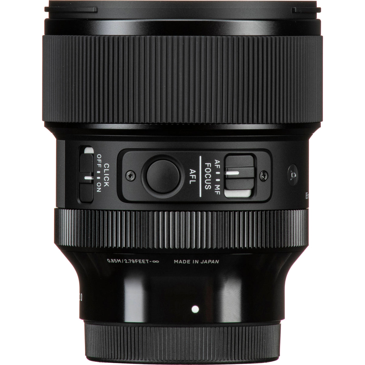 Lente Sigma 85mm f/1.4 DG DN Art - contenido de la caja