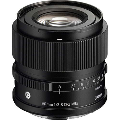 Lente Sigma 90mm f/2.8 DG Contemporary (Negro) - vista trasera