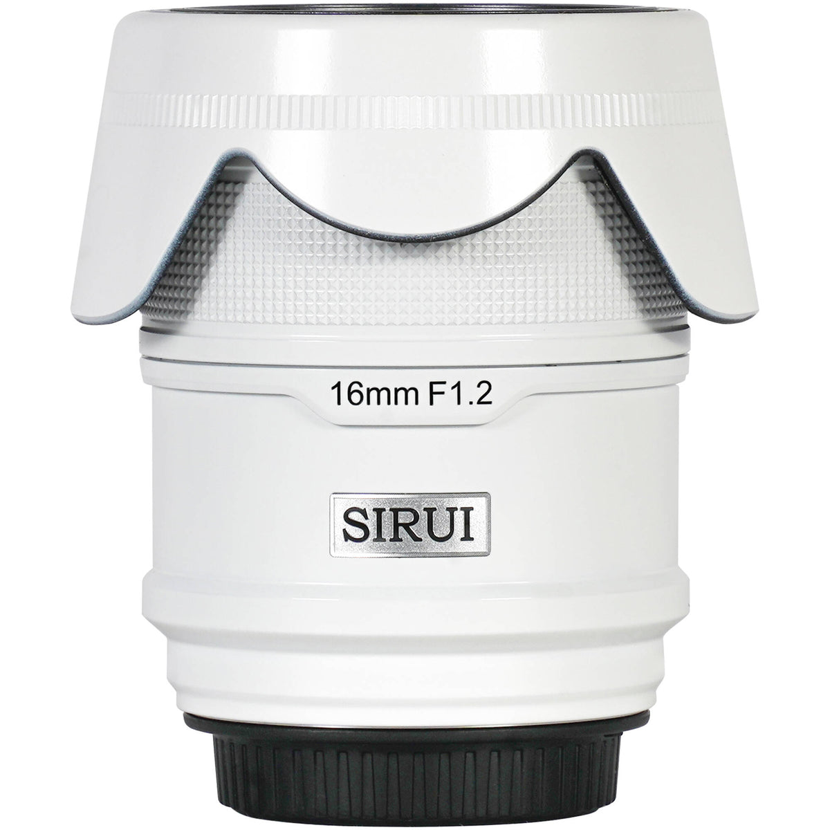 Lente Sirui Sniper 16mm f/1.2 Autofocus (Blanco) - vista frontal