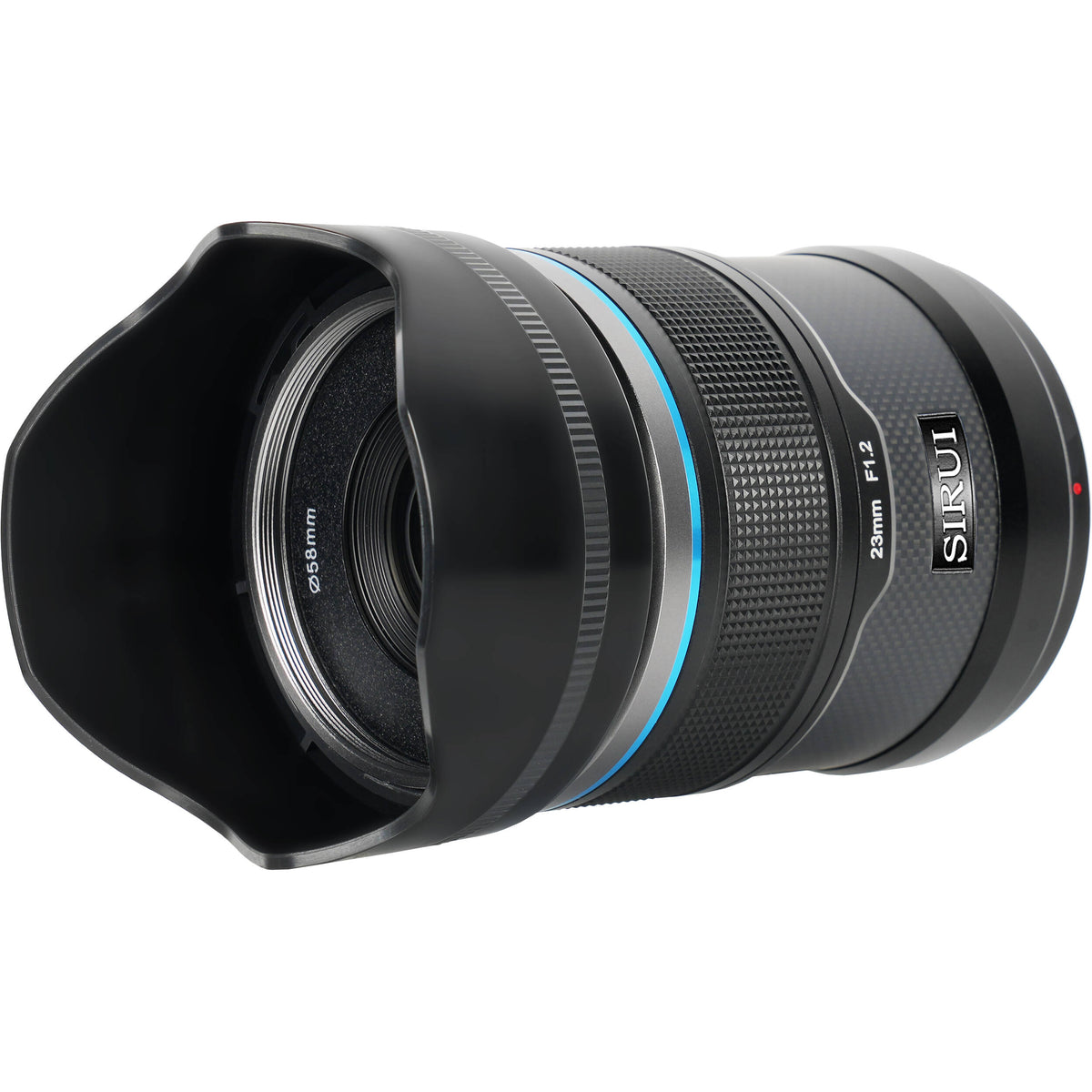 Lente Sirui Sniper 23mm f/1.2 Autofocus (Blanco) - vista trasera