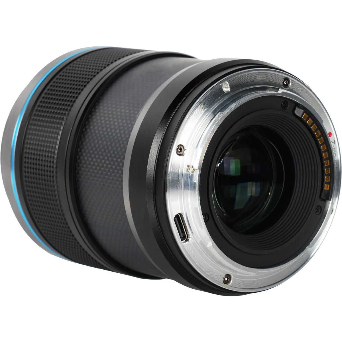 Lente Sirui Sniper 23mm f/1.2 Autofocus (Blanco) - vista lateral