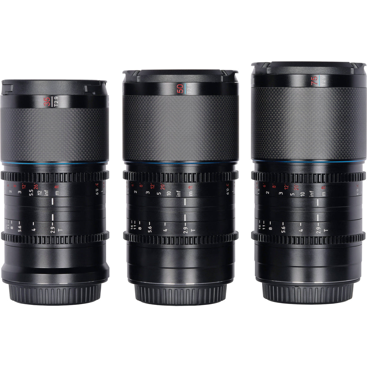 Lente Sirui Sniper f/1.2 Autofocus 3- Kit (Negro) - vista trasera