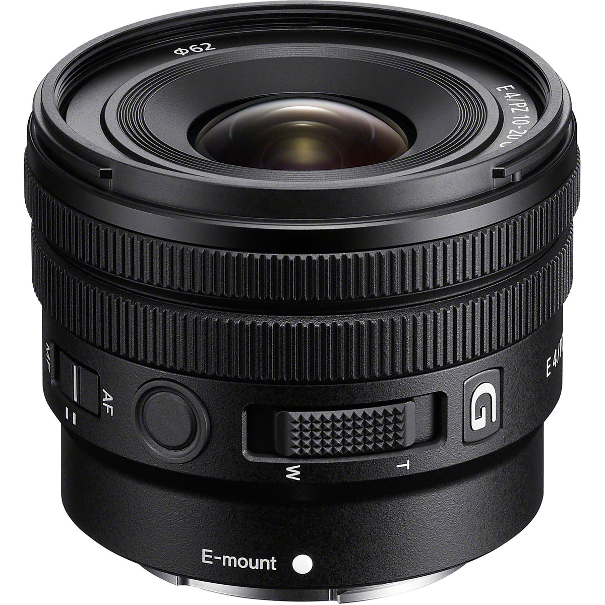 Lente Sony E 10-20mm f/4 PZ G - vista principal