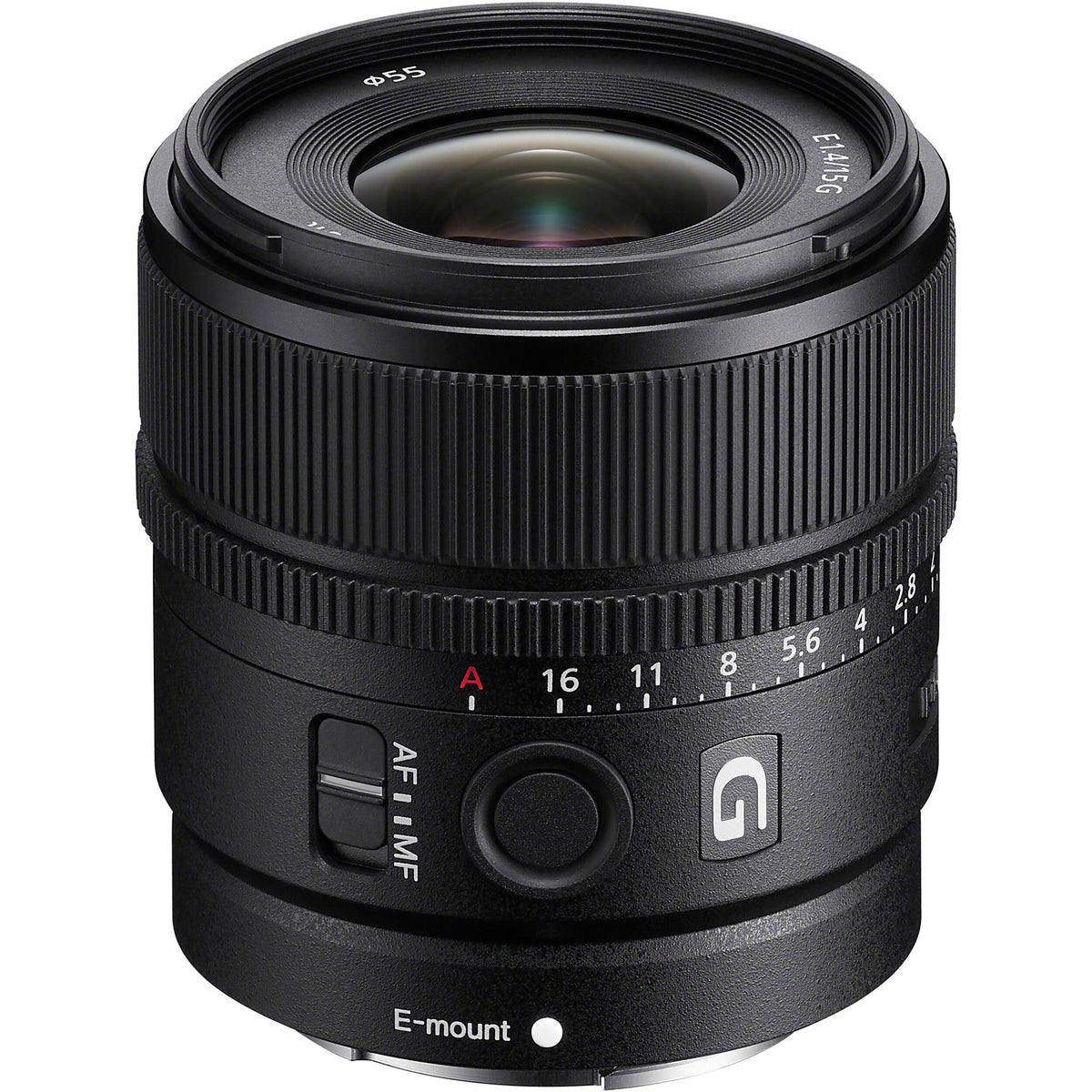 Lente Sony E 15mm f/1.4 G - vista principal