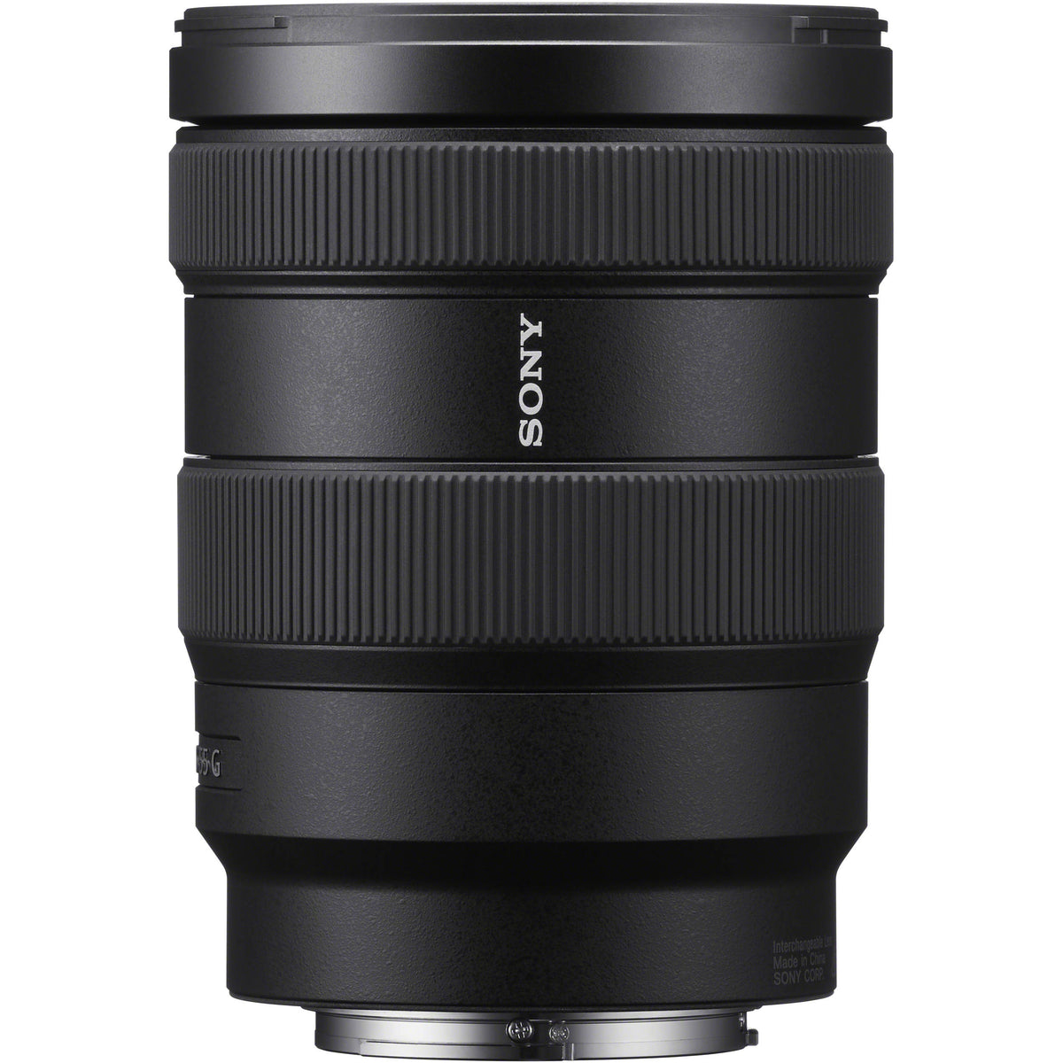 Lente Sony E 16-55mm f/2.8 G - vista lateral