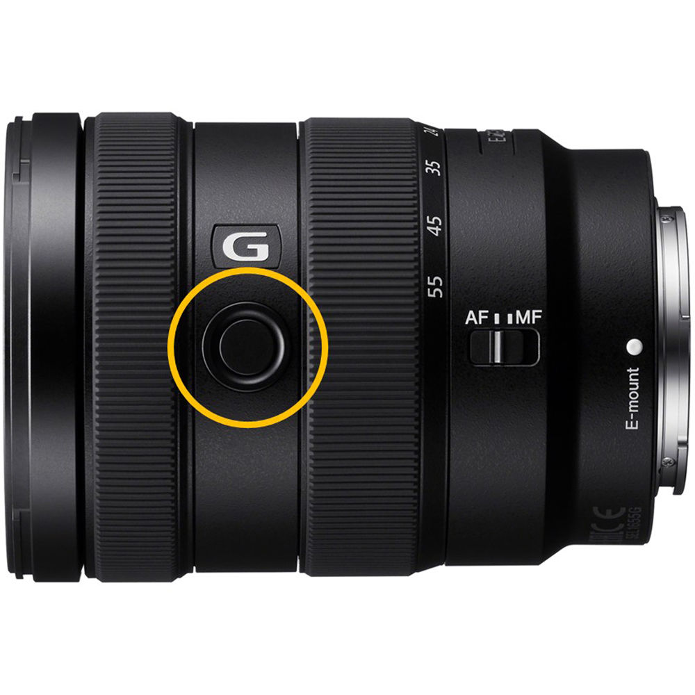 Lente Sony E 16-55mm f/2.8 G - contenido de la caja