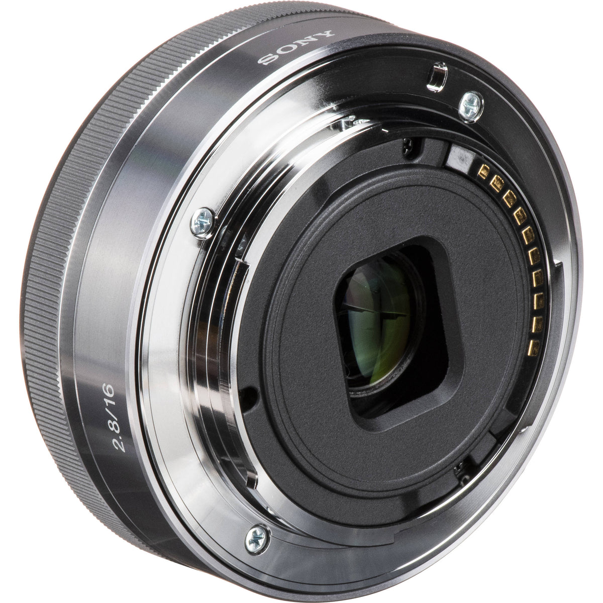 Lente Sony E 16mm f/2.8 - contenido de la caja