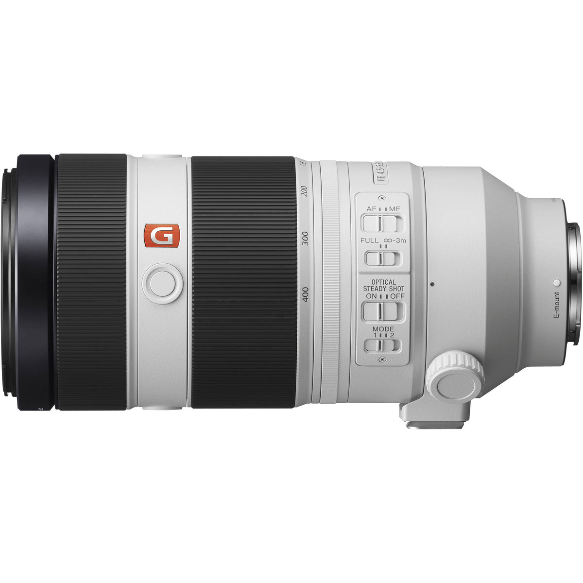 Lente Sony FE 100-400mm f/4.5-5.6 GM OSS - detalle