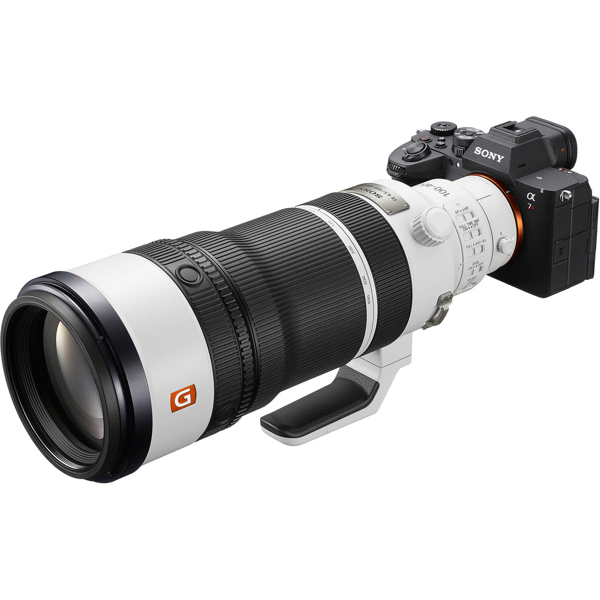 Lente Sony FE 100-400mm f/4.5 GM OSS - contenido de la caja