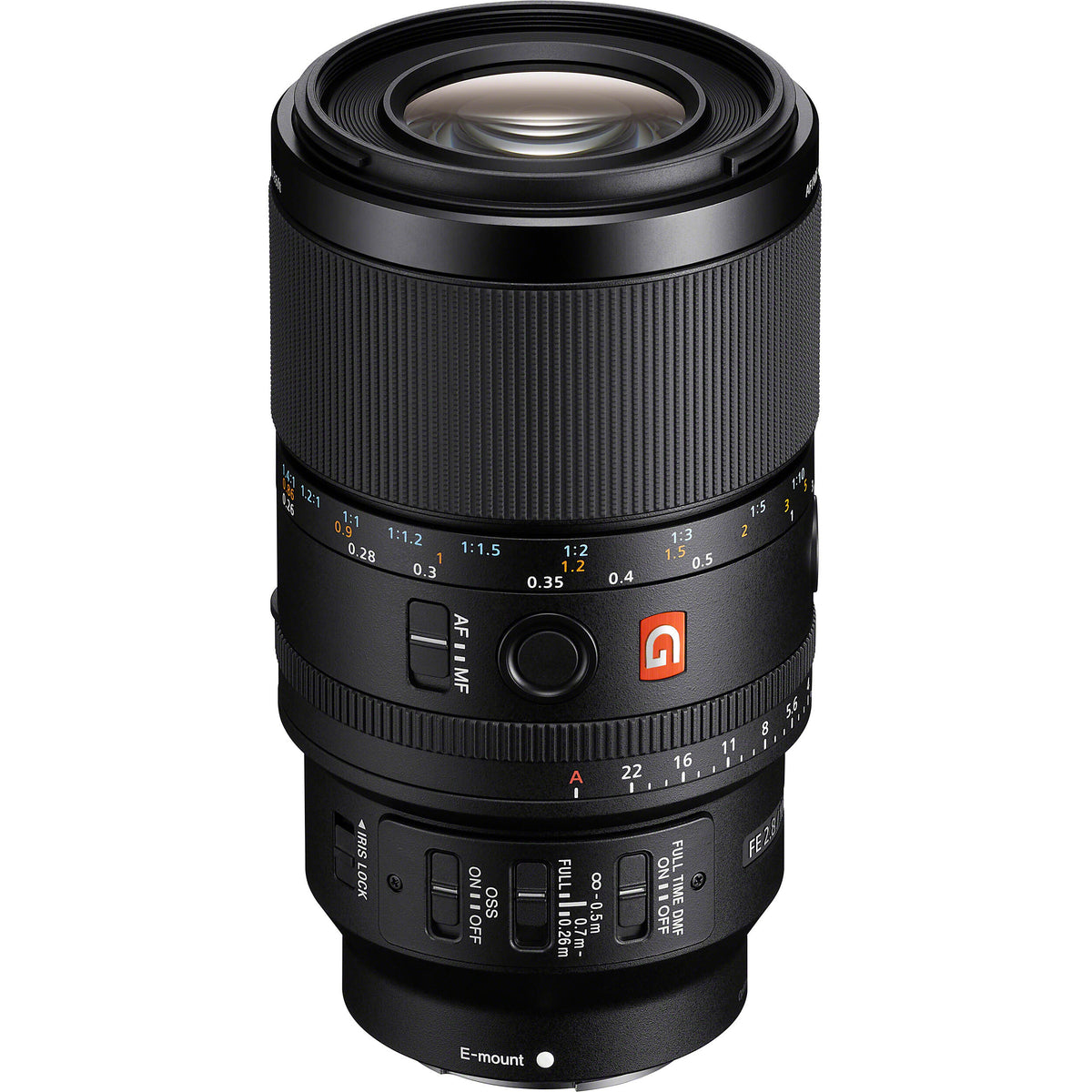 Lente Sony FE 100mm f/2.8 Macro GM - vista principal