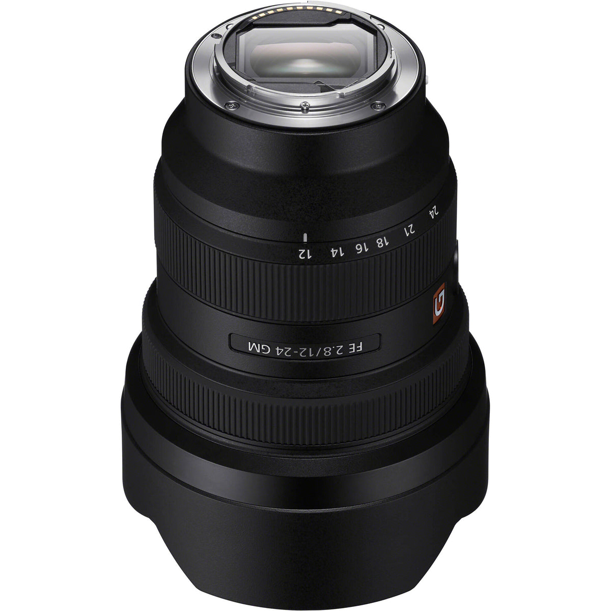 Lente Sony FE 12-24mm f/2.8 GM - puertos y conexiones