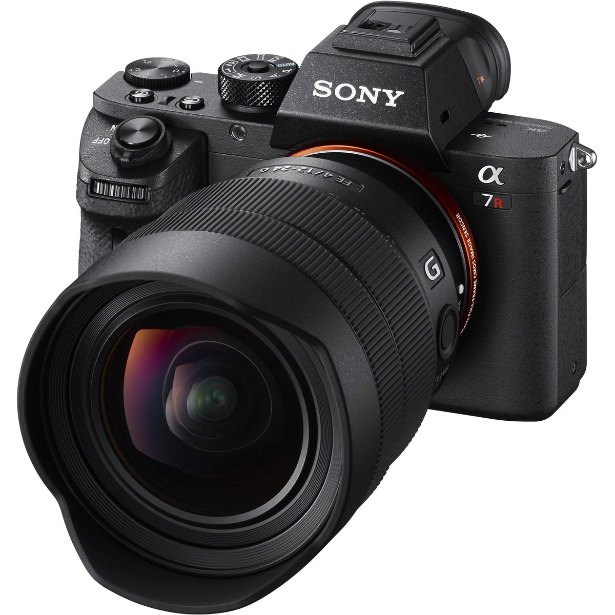 Lente Sony FE 12-24mm f/4 G - vista lateral