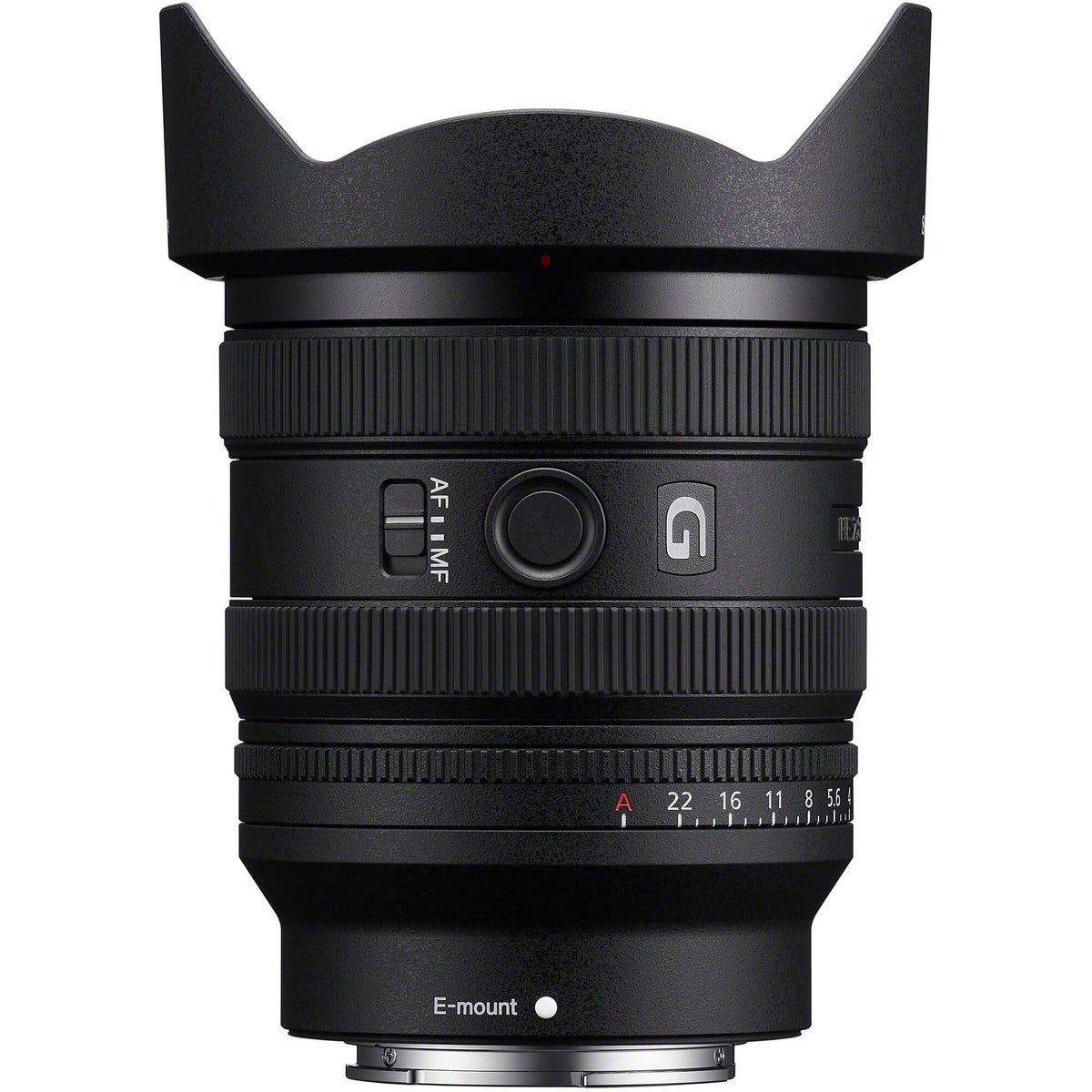Lente Sony FE 16-25mm f/2.8 G - vista lateral