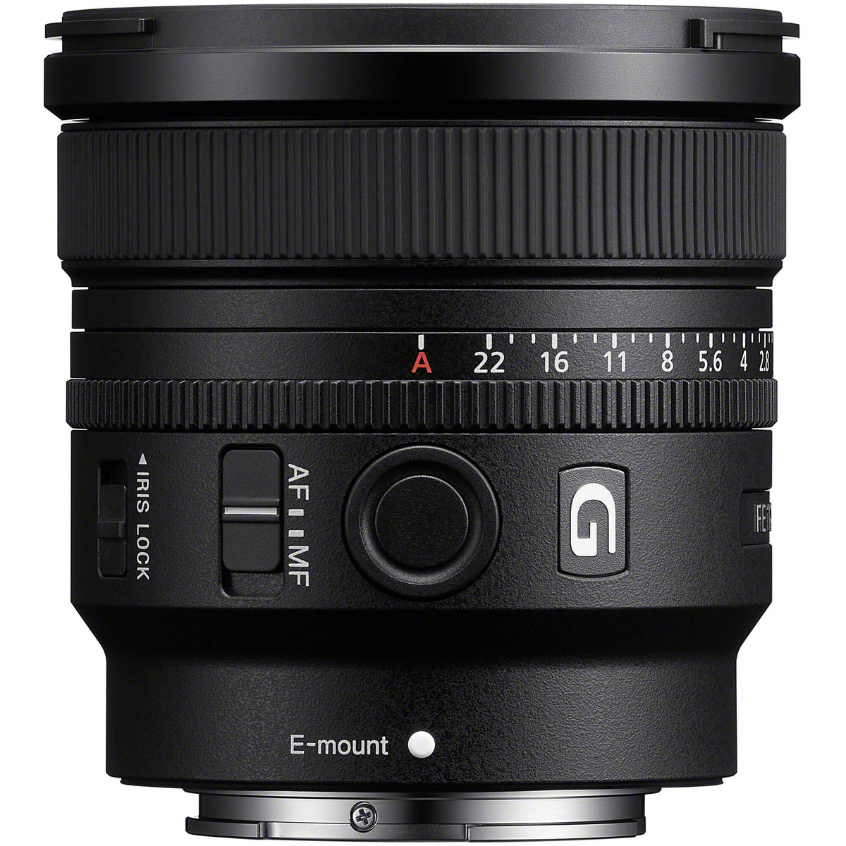 Lente Sony FE 16mm f/1.8 G - vista trasera