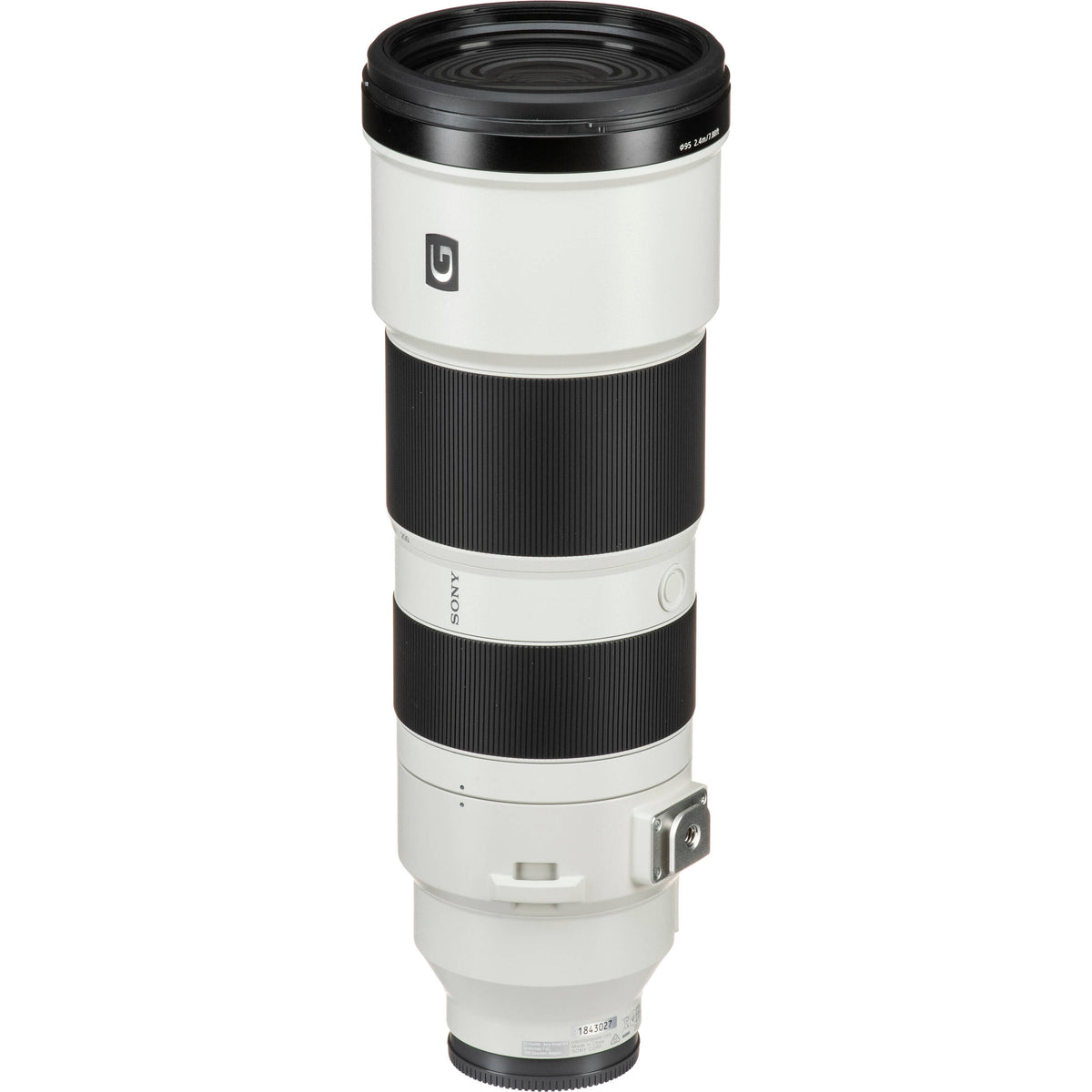 Lente Sony FE 200-600mm f/5.6-6.3 G OSS - vista lateral